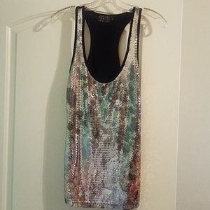 Sequin Tank Top